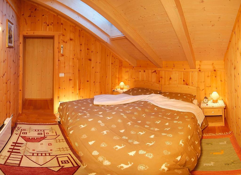 Aparthotel Camping Catinaccio Rosengarten à Pozza di Fassa Chambre photo